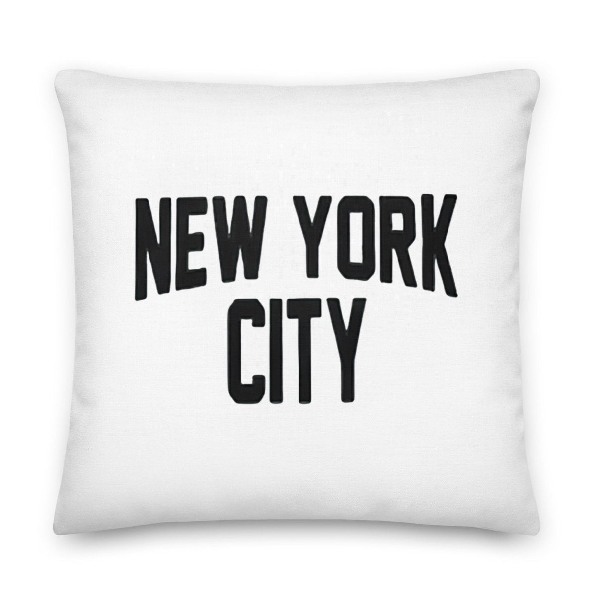 New York City Premium Pillow (White) - Chinchilla Choons